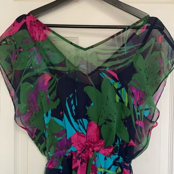 🌸 New! Express Tropical Dress - Picture 9 of 15